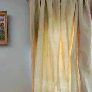 Pair-RH Thai Silk Drapery Panels